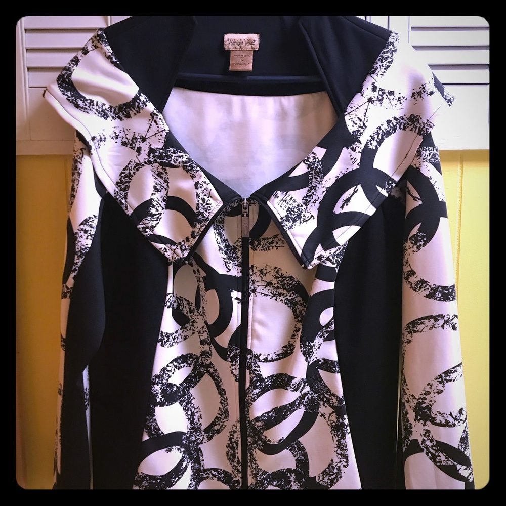 Spandex Black and White Jacket
